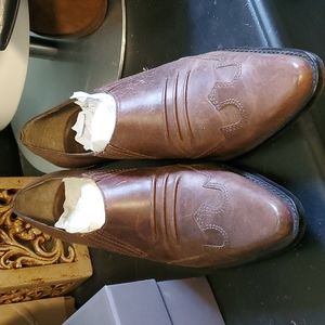 DONATED Matisse leather western ankle bootie size 8M